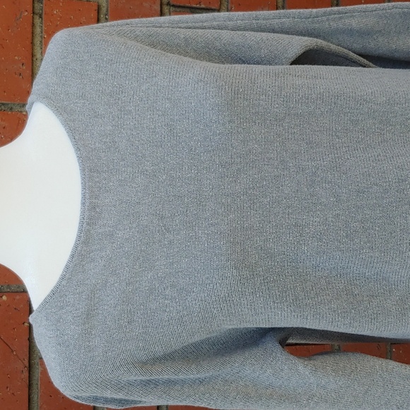 MICHAEL Kors Women's Knit Tunic Sweater in Heather Grey size Medium - Picture 7 of 15